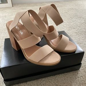 Nude sandals